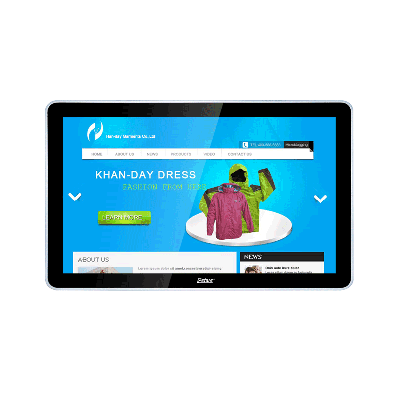 21.5" wall mount touch screen